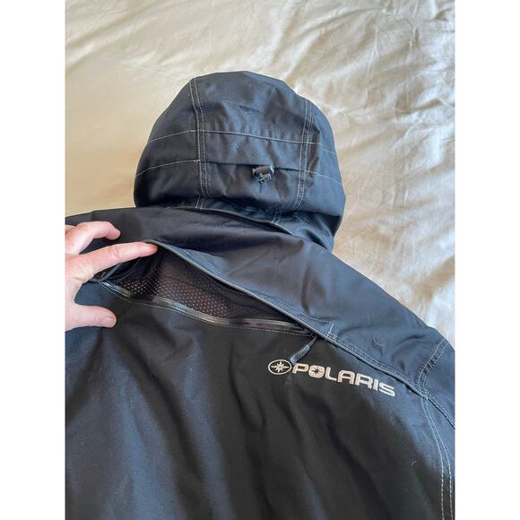 Pure Polaris men’s medium snowmobiling winter jacket removable liner blk durable - Picture 5 of 15